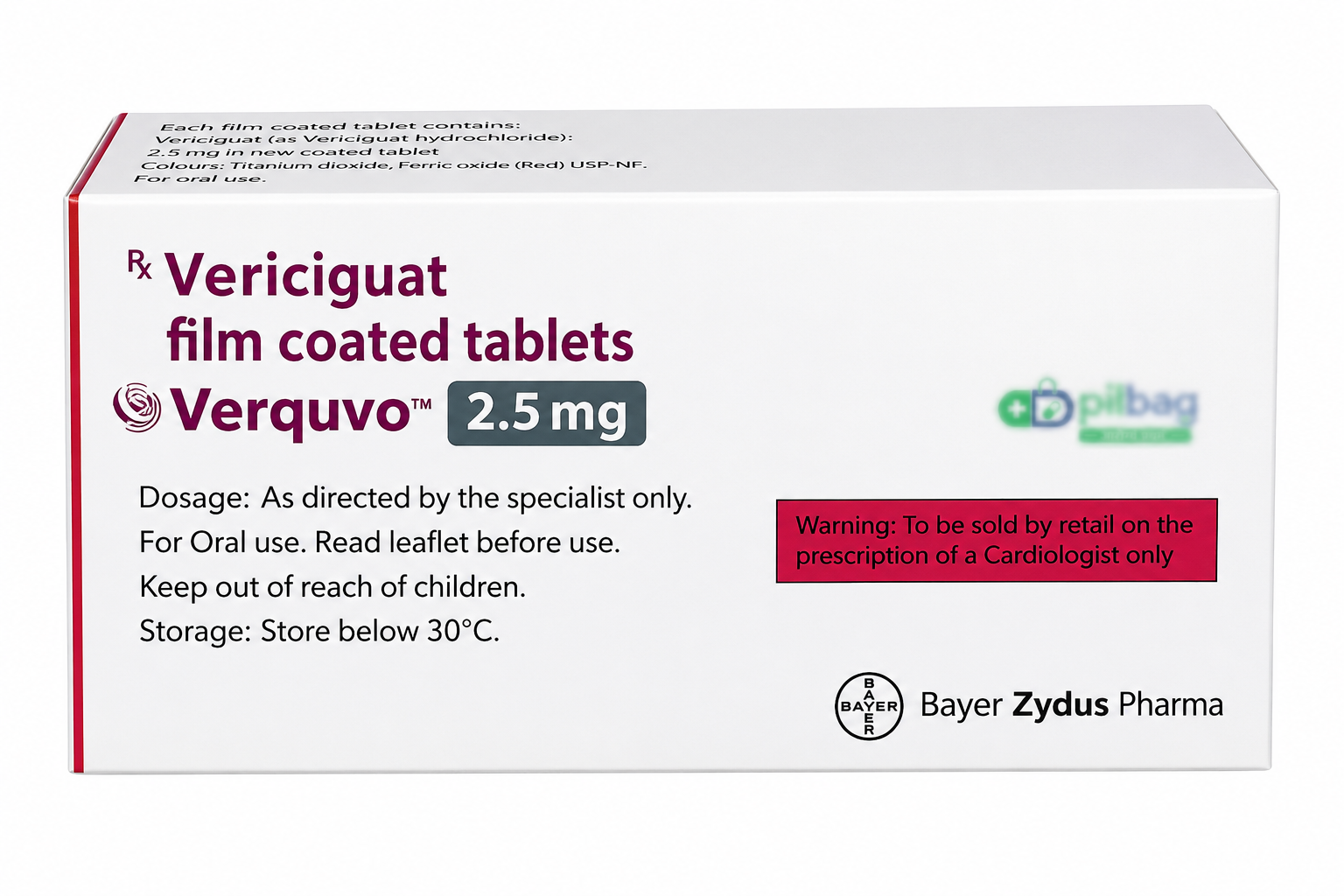 Verquvo 2.5mg Tablet